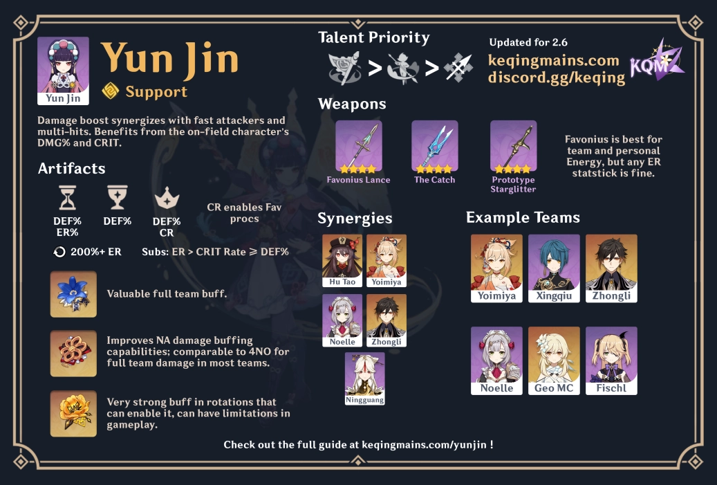 Yunjin Talent Priority in a Nutshell 