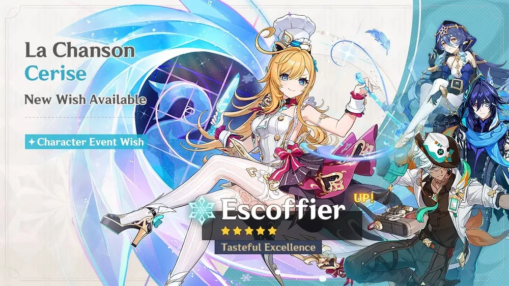 Genshin Character wish banner 1 - KQM