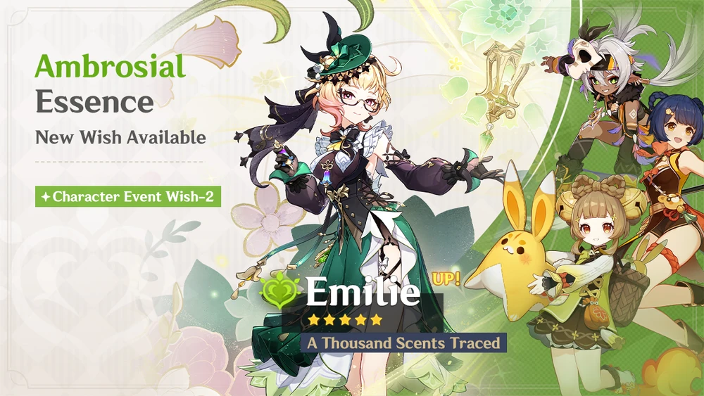Genshin Character wish banner 2 - KQM